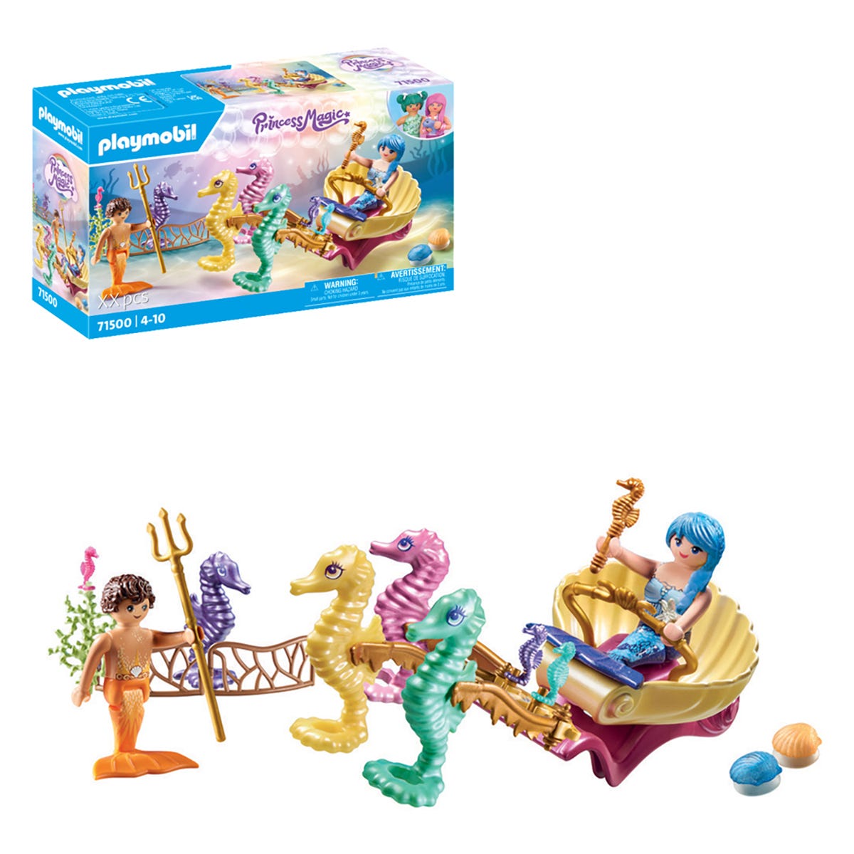 Playmobil 71500 Princess Magic: Mermaid With Seahorse Carriage