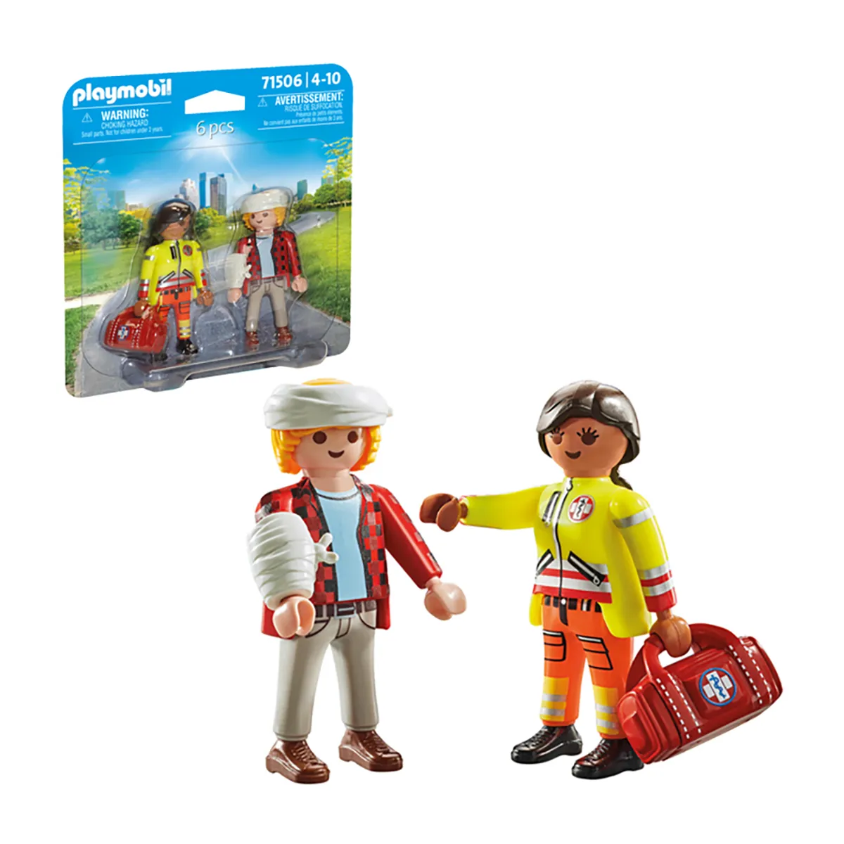 Playmobil 71506 Medic With Injured Person Duopack Playmobil 71506 Medic With Injured Person Duopack