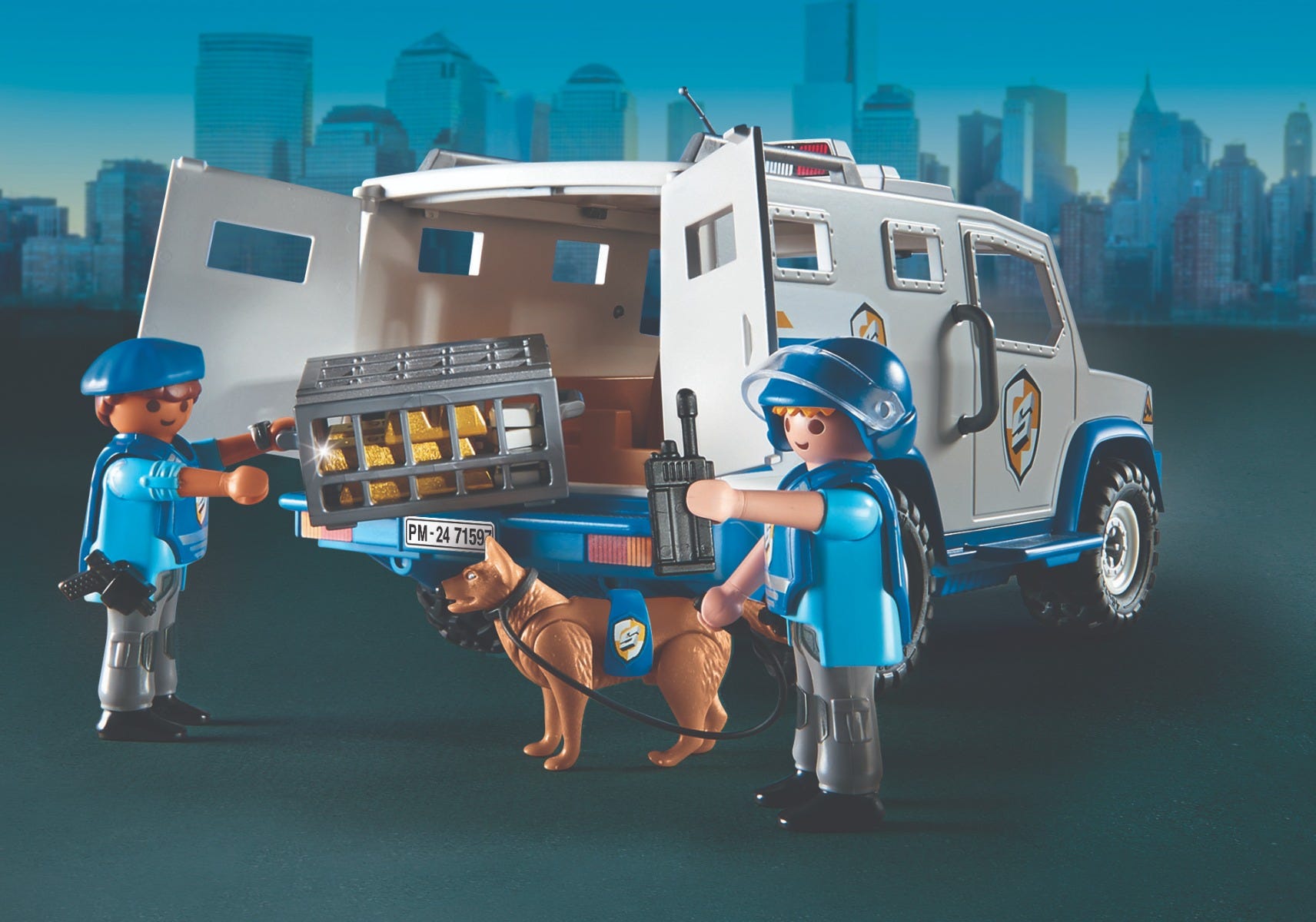 Playmobil money transporter discount