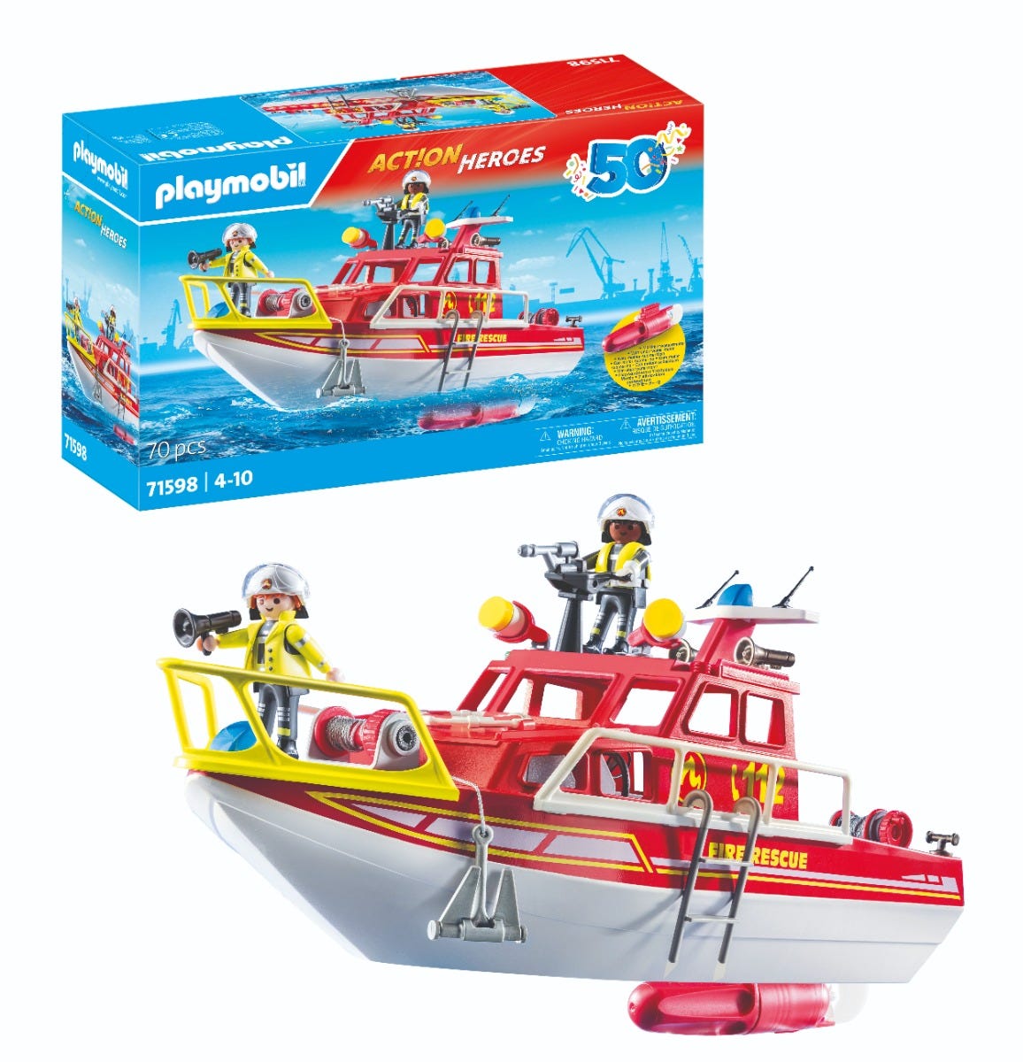 Playmobil ariane rescue boat hot sale