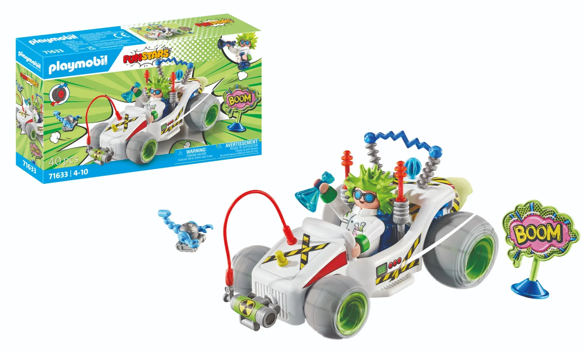 Image of Playmobil Racing Kart: Professor 71633
