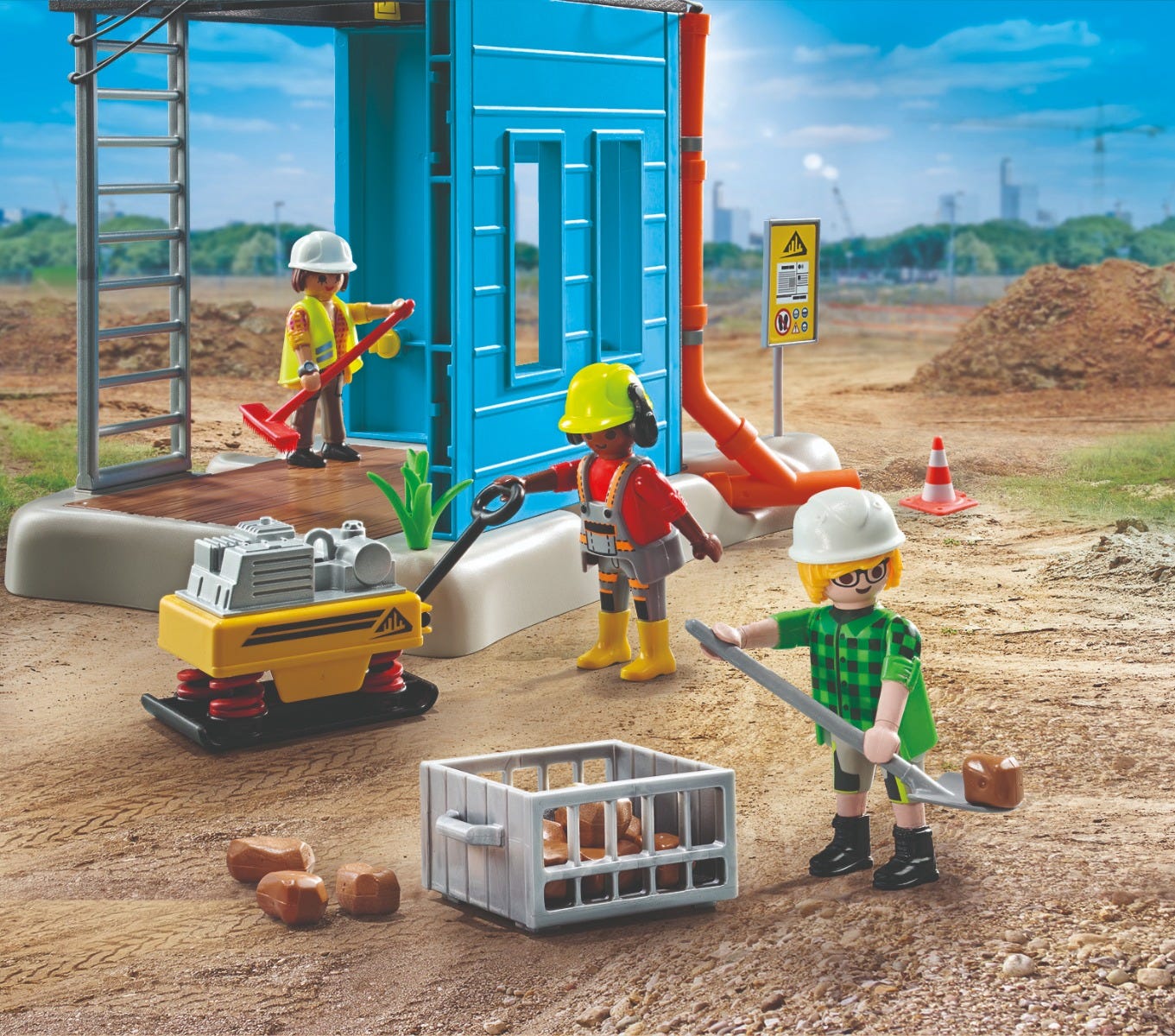 Playmobil My Life Construction Site Promo Pack 71650