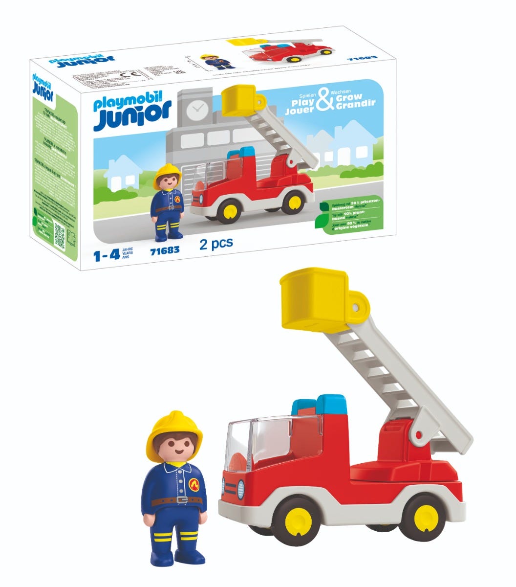 Playmobil Junior Ladder Unit Fire Truck 71683