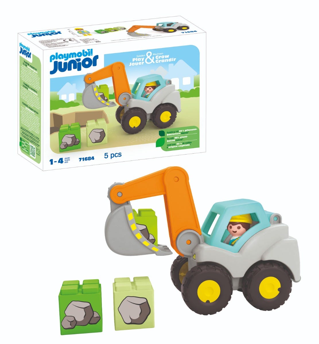 Playmobil excavator deals