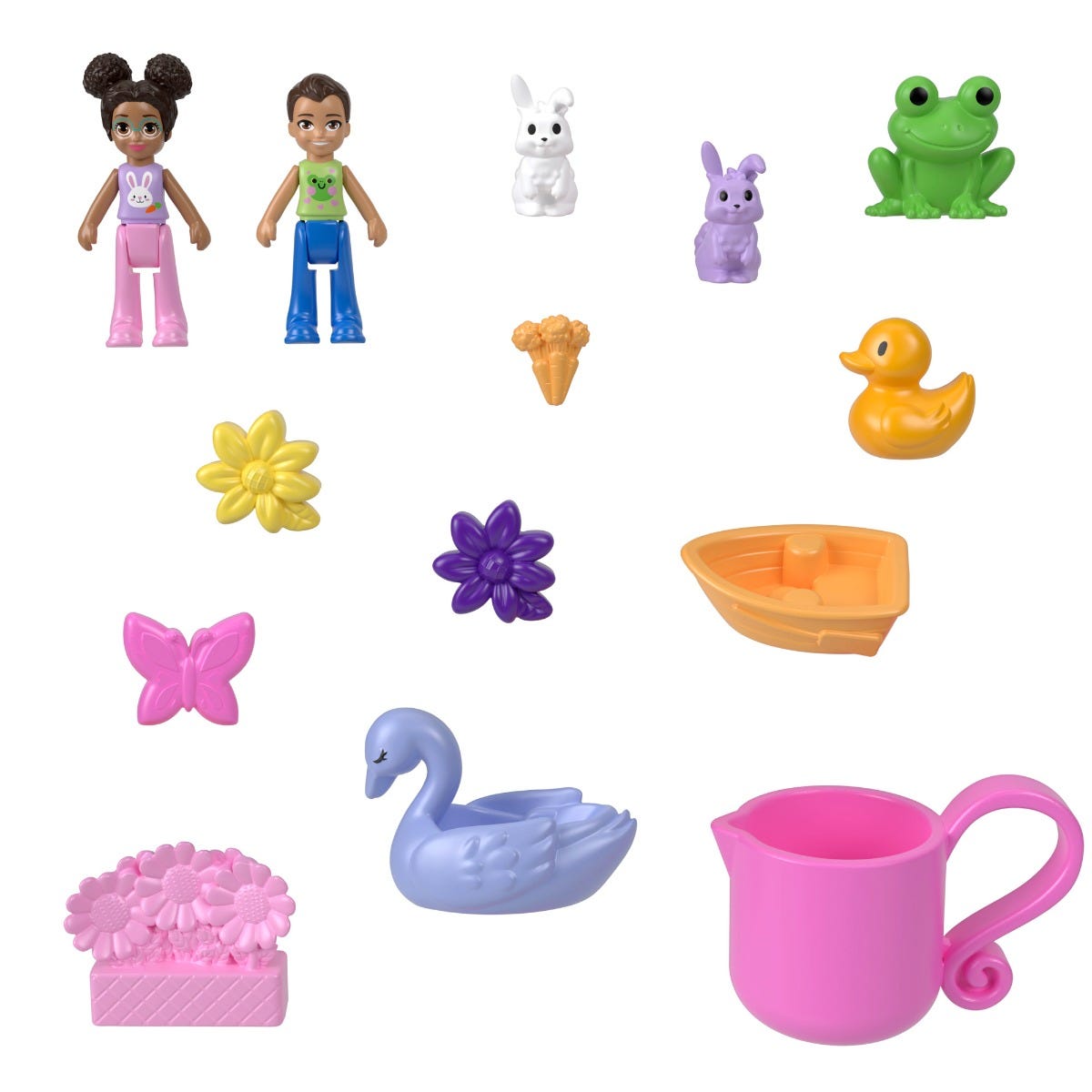 Polly Flower Garden Bunny Compact