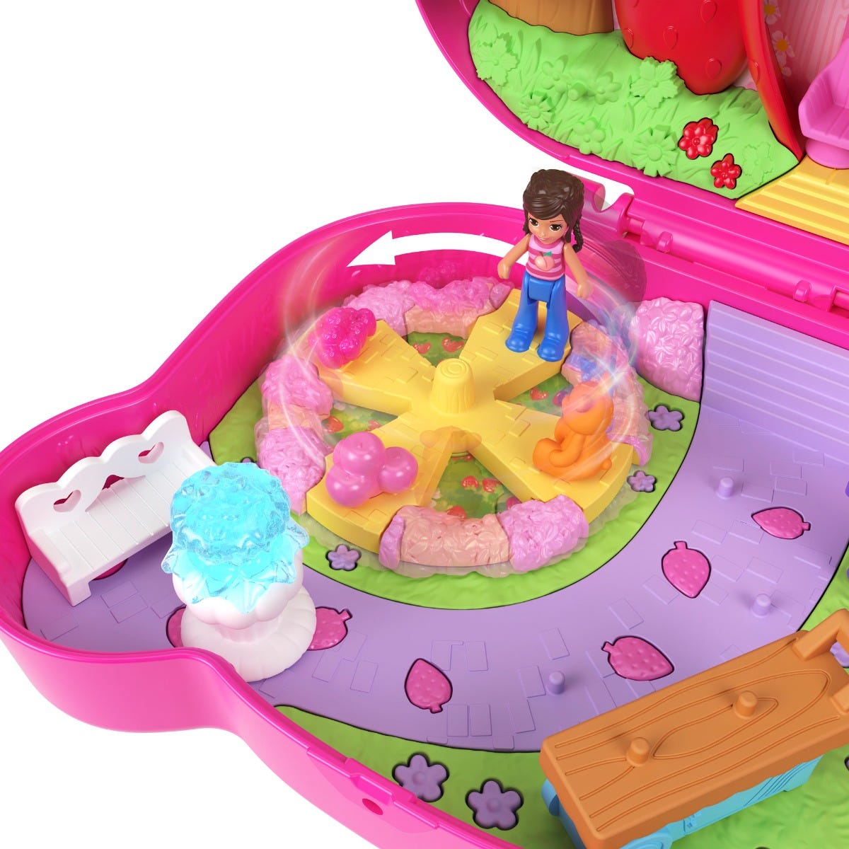 Polly Pocket Straw Beary Patch Compact