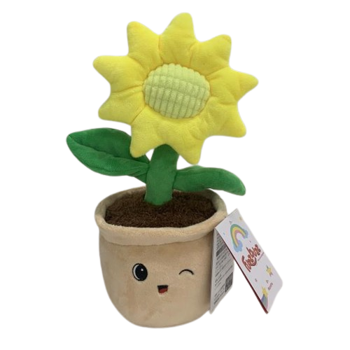 26Cm Potted Plant Plush Sunflower