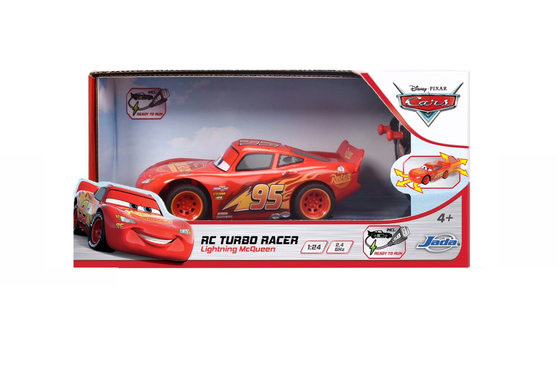 Cars 3 giant lightning mcqueen rc car online
