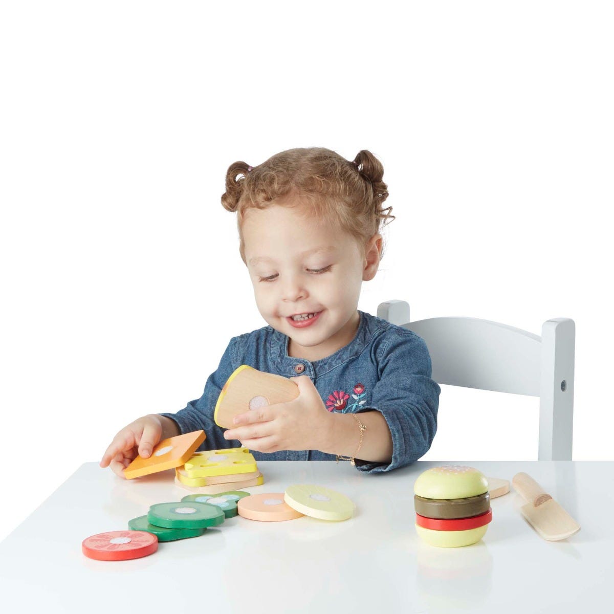 Sandwich Making Set Wooden Play Food