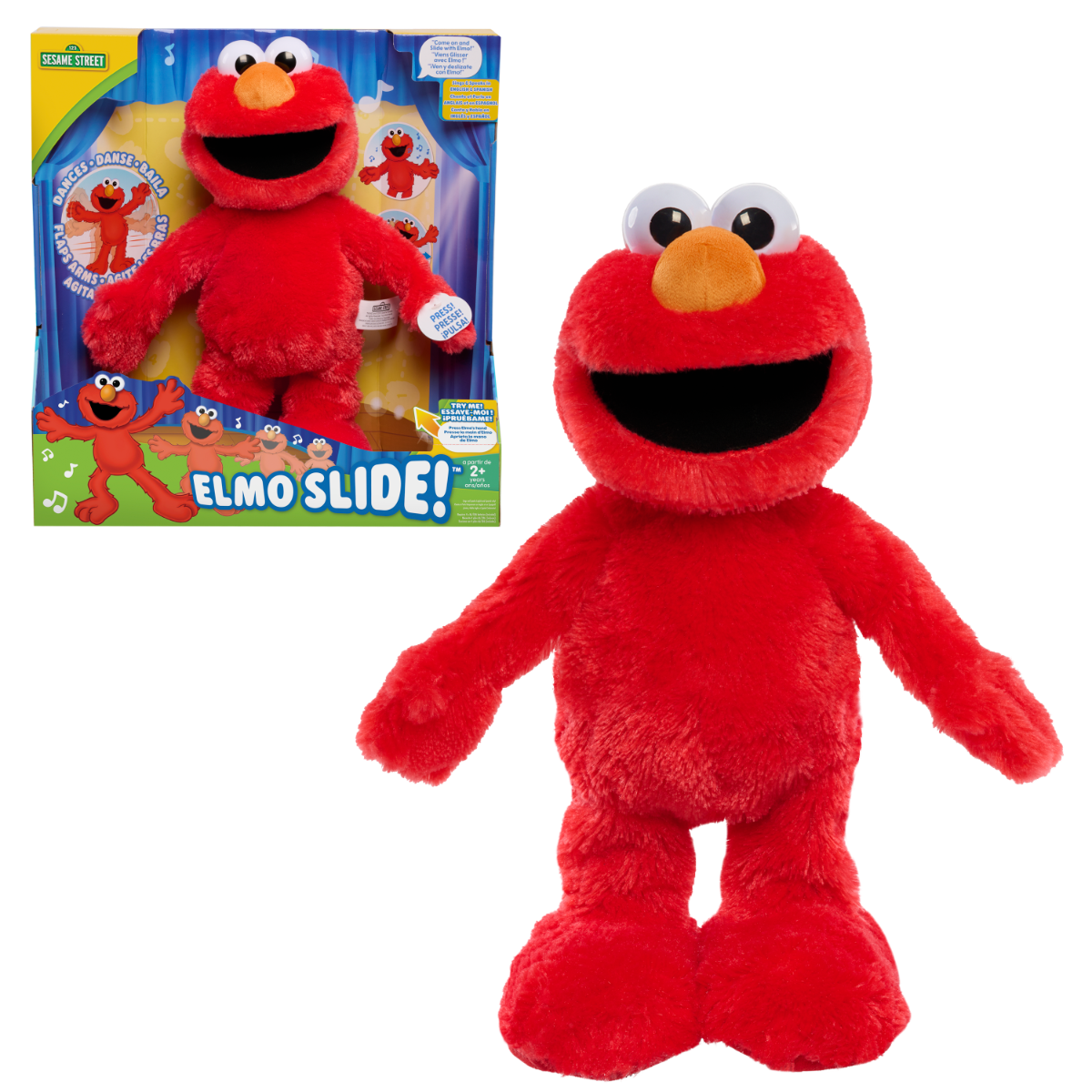 Sesame Street Elmo Slide Plush