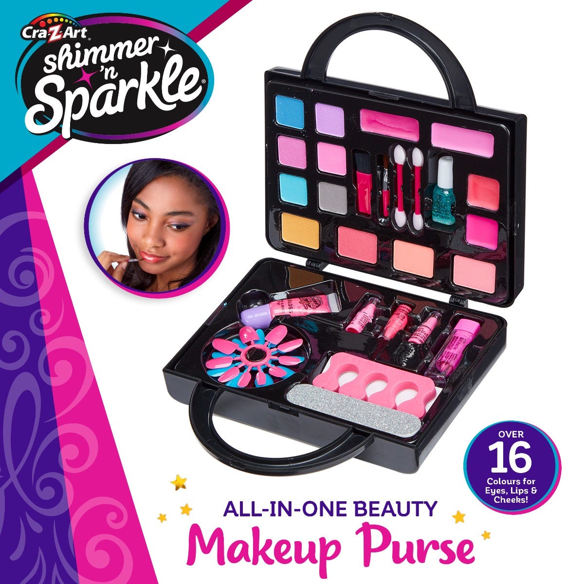 Shimmer N Sparkle All In One Beauty Make Up Purse