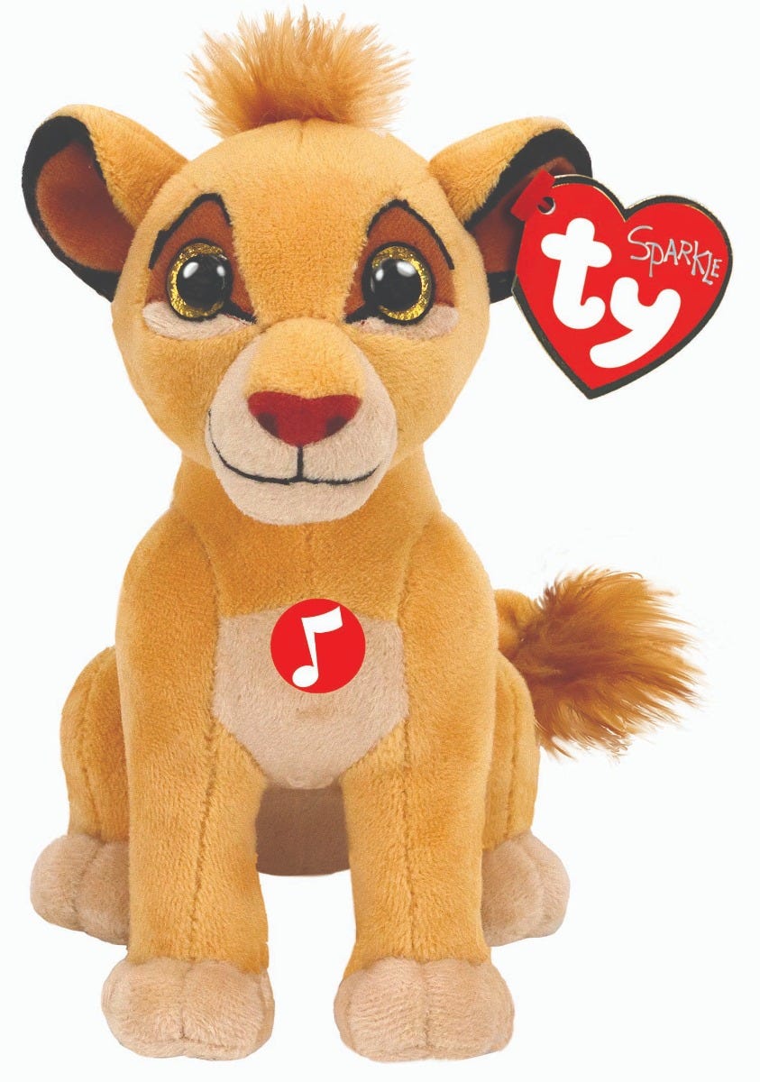 Simba lion king soft toy cheap
