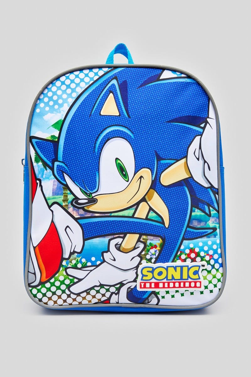 Sonic the hedgehog backpack uk store