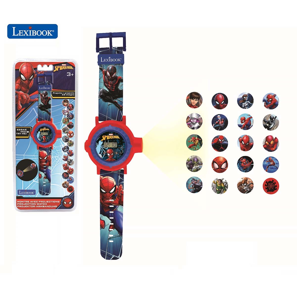Spiderman projection watch hotsell