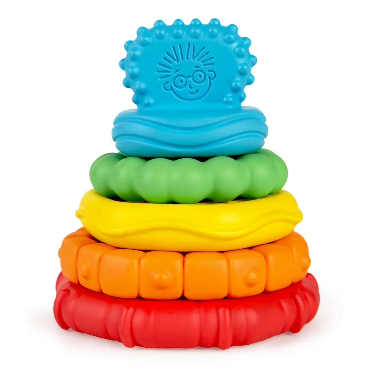 Image of Stack & Teethe Multi-Textured Teether Toy