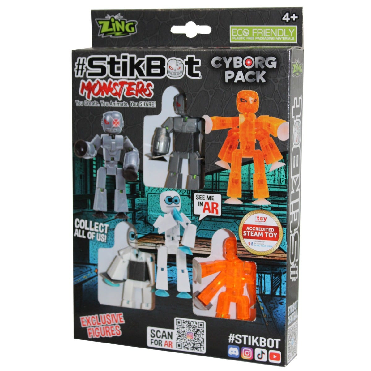 Stikbot Monster Cyborg Mad Scientist Insector