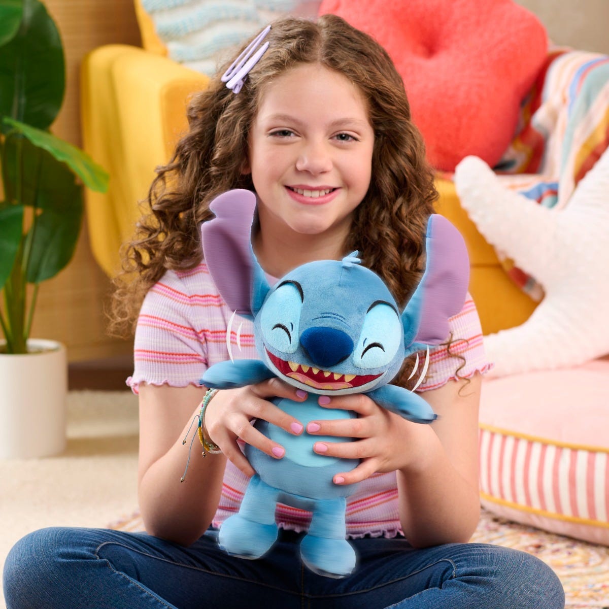 Stitch Crack Me Up Feature Plush