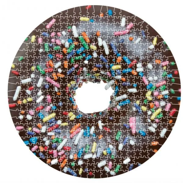 Supersized Doughnut 300 Pc Puzzle - Chocolate Supersized Doughnut 300 Pc Puzzle - Chocolate