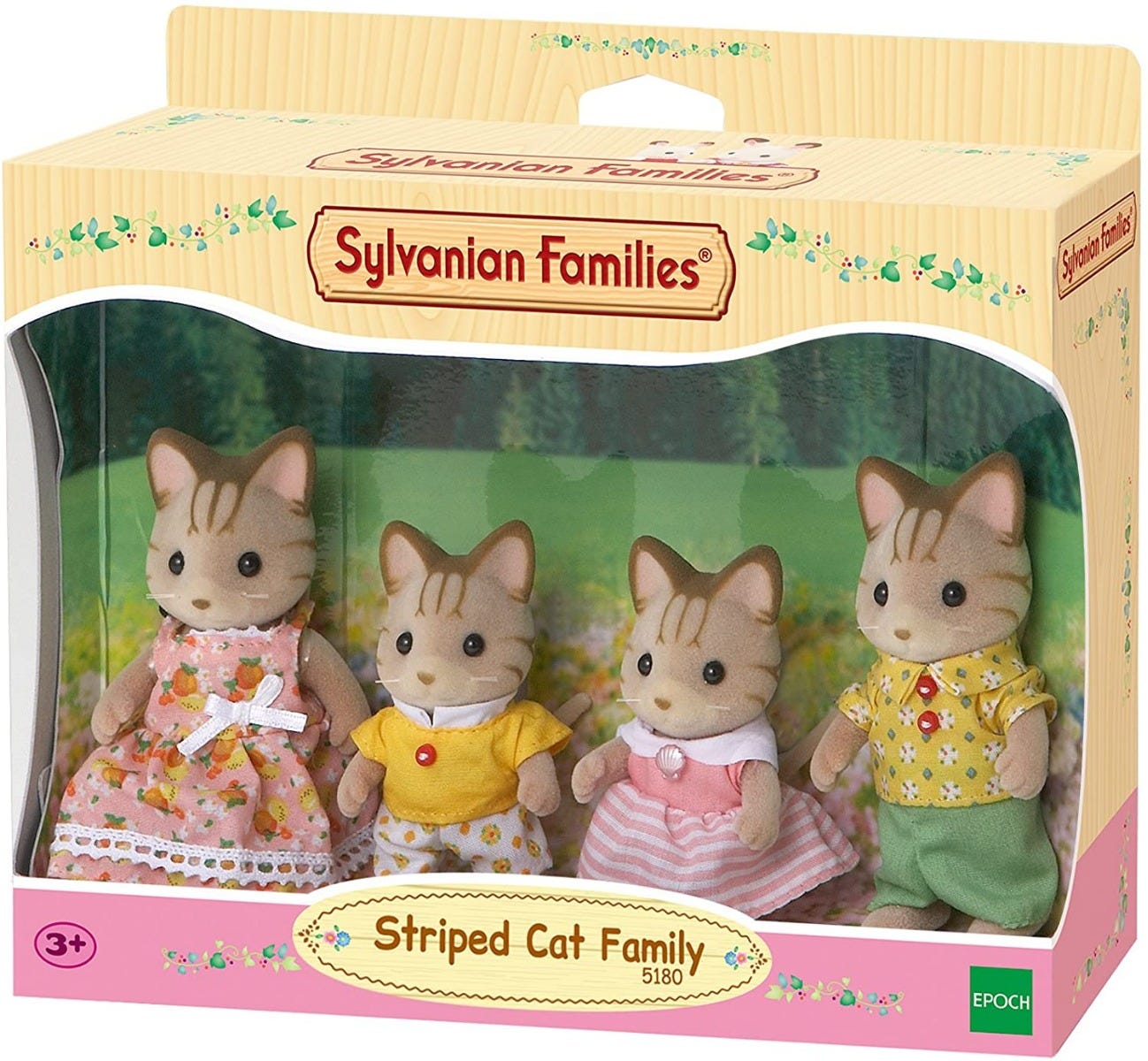 Sylvanian Families - Striped Cat Family