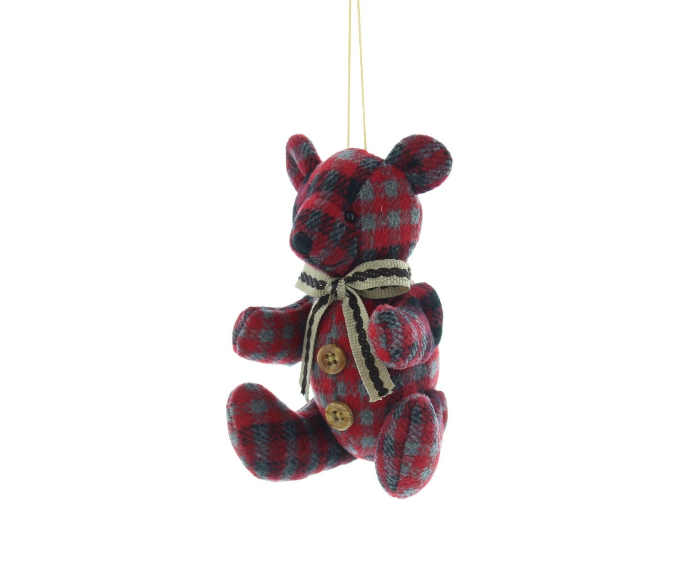 Tartan Bear Bauble