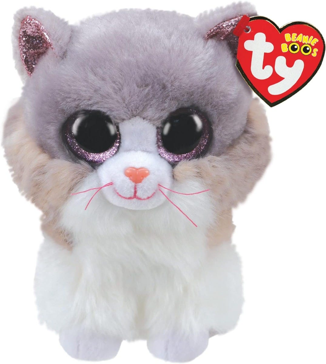 TY Malibu Cat Sequin Flippable Boo Medium