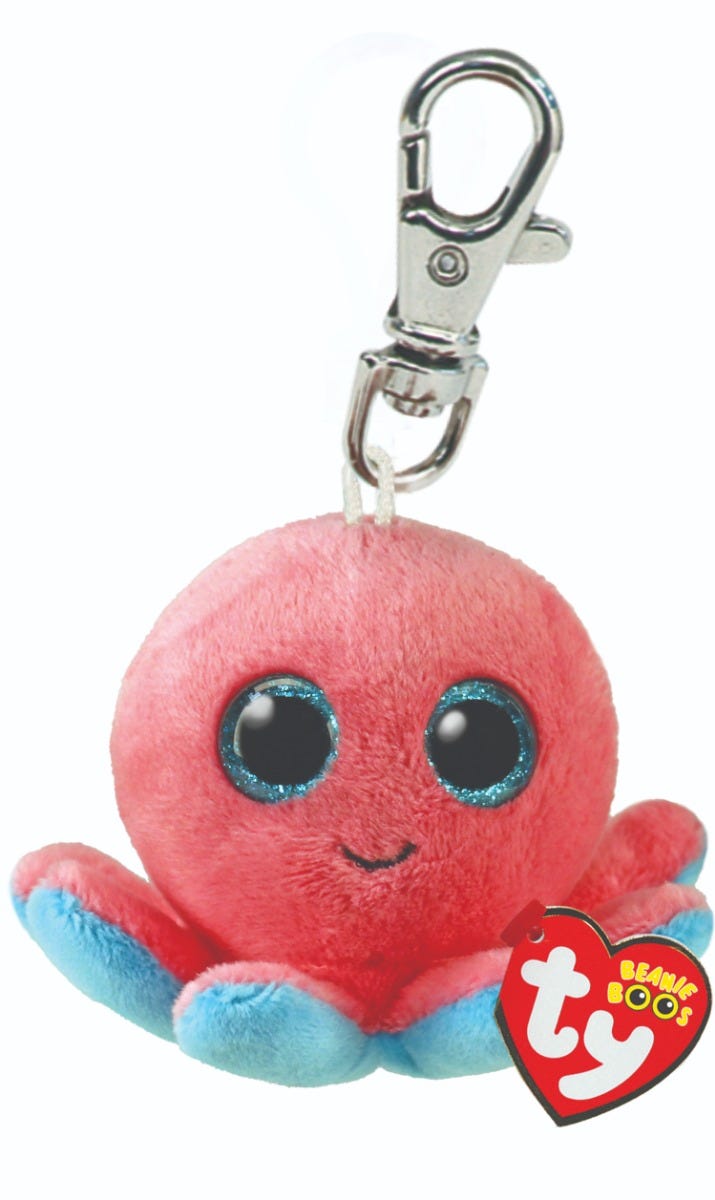 TY Sheldon Octopus Boo Clip