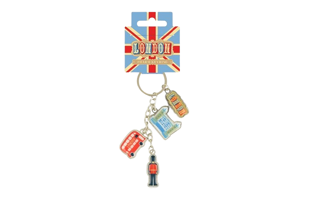 Image of Vintage London Charm Keyring