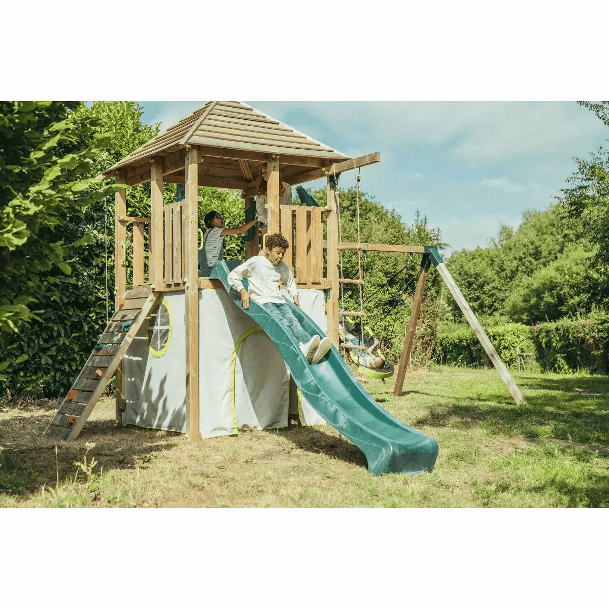 Plum wooden online climbing frames