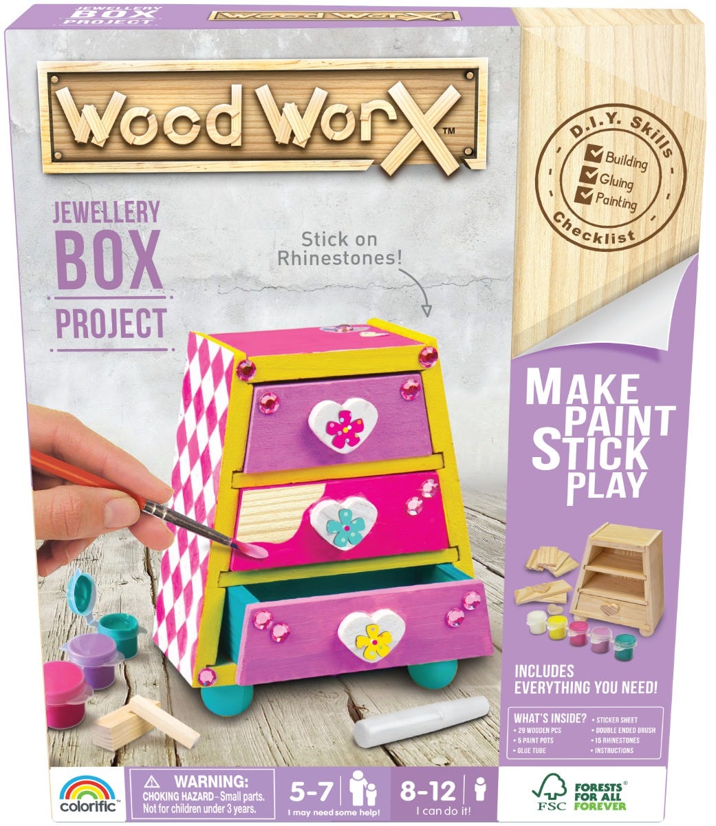Childrens wooden jewellery best sale