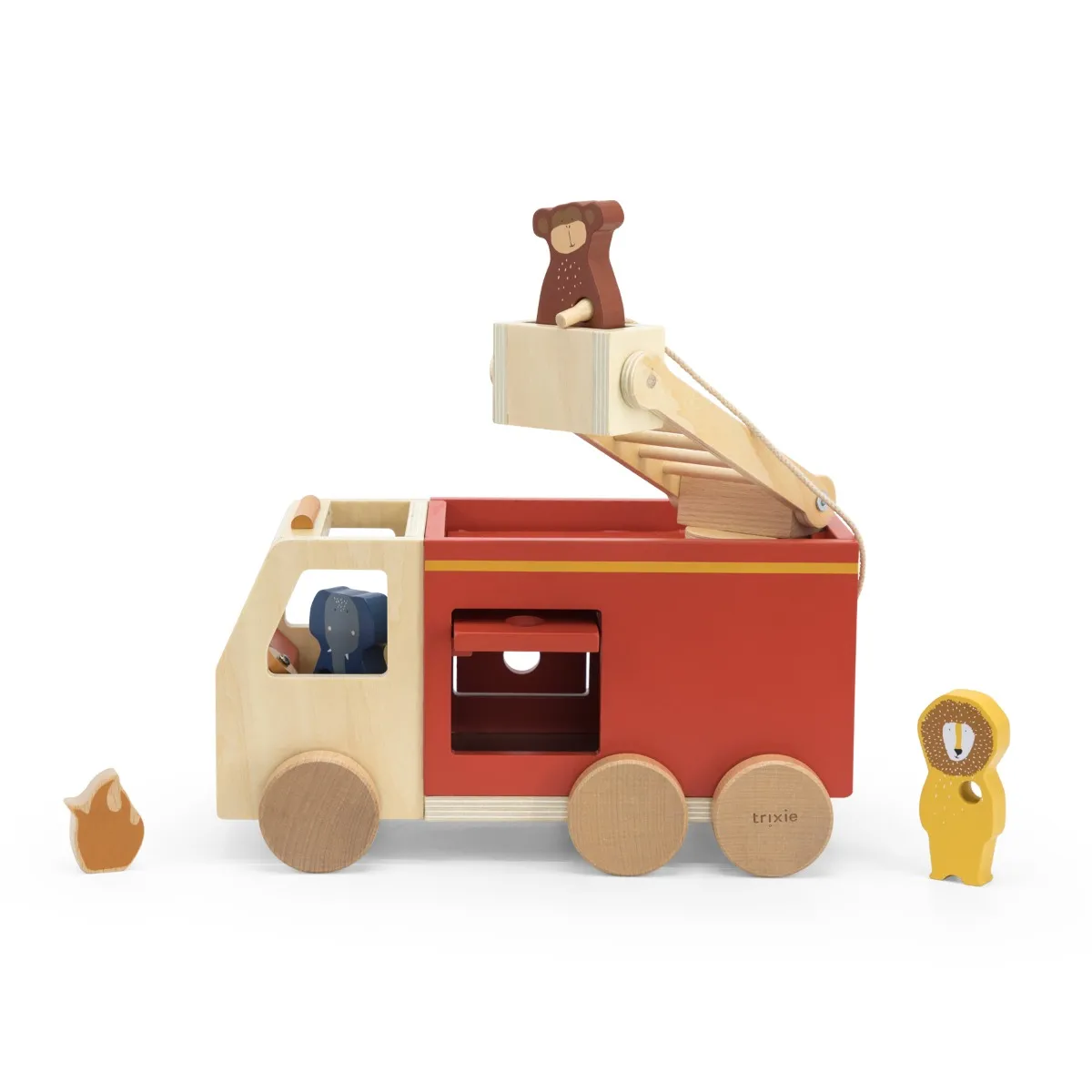 Image of Wooden Fire Truck