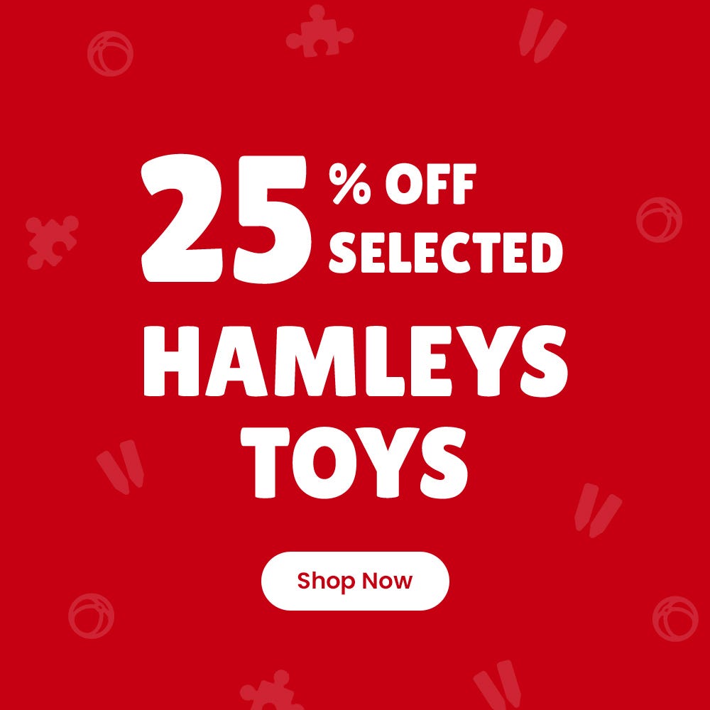 25% Off Selected Hamleys Toys