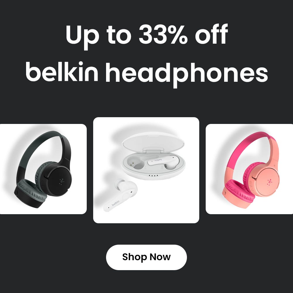 Save Up To 33% On Belkin Headphones