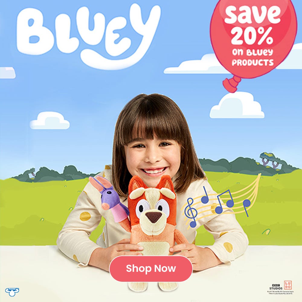 Save 20% On Selected Bluey