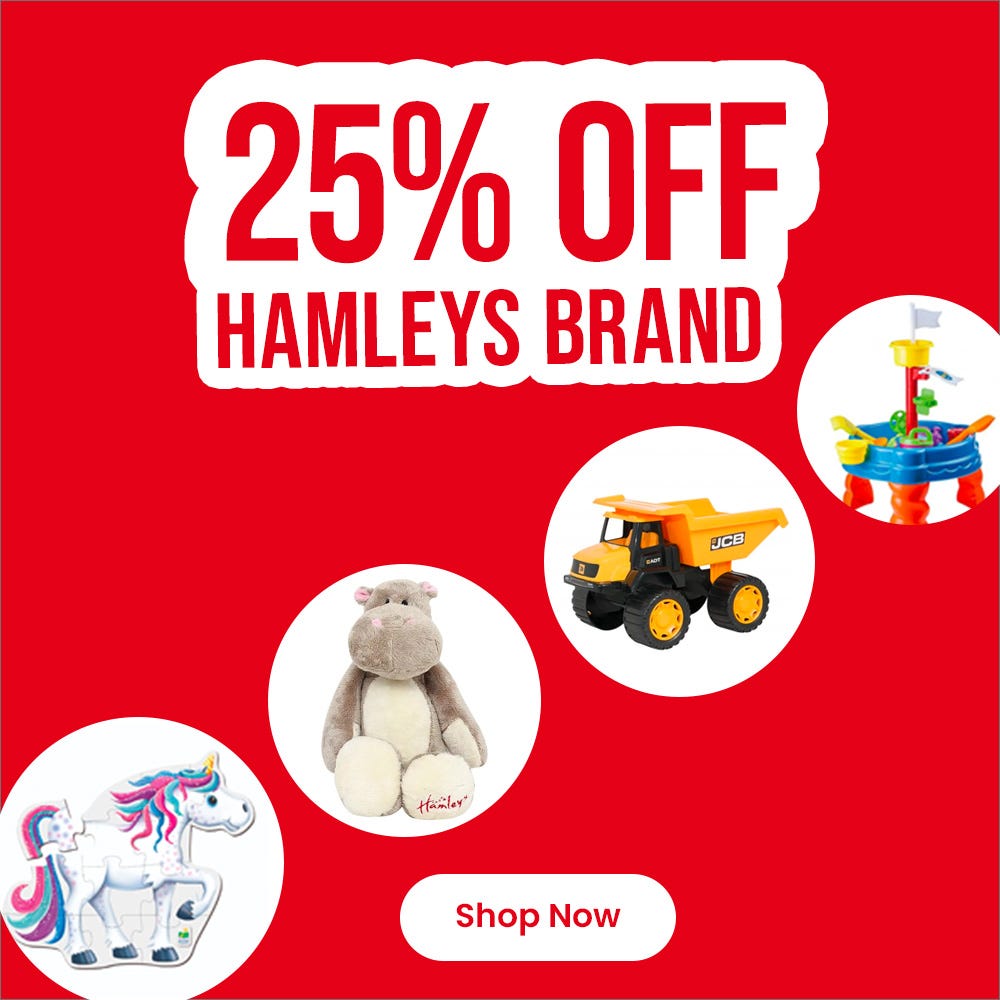 25% Off Selected Hamleys Toys
