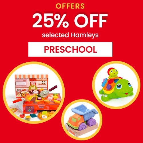 25% Off Hamleys Preschool