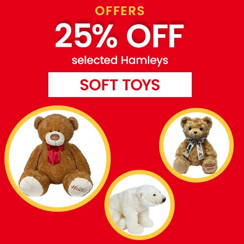 25% Off Hamleys Soft Toys