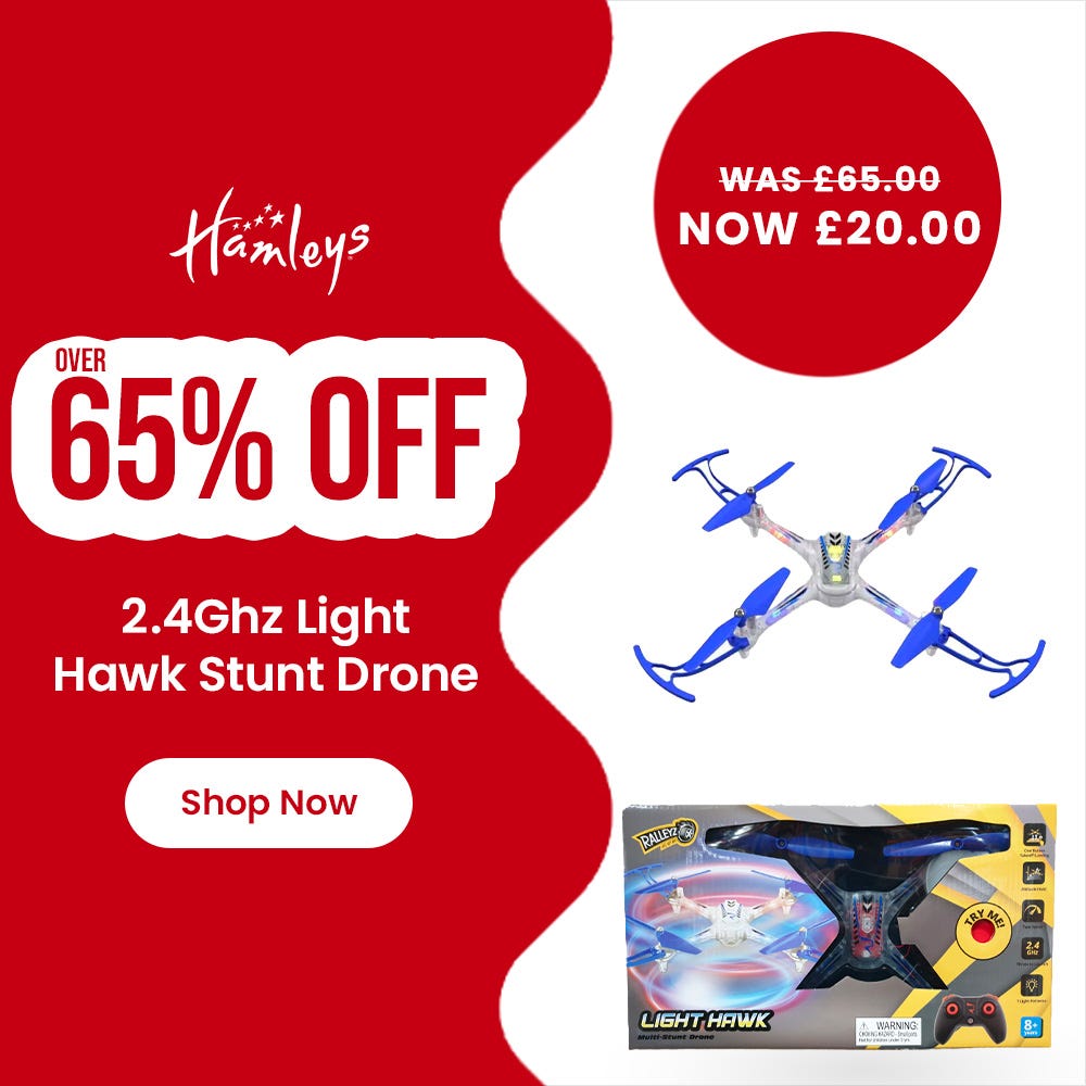 Light Hawk Hamleys Stunt Drone